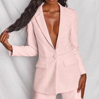 Moshine - 2-Piece Blazer and Pants Set
