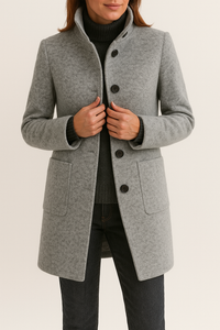 Modern Wool Women's Coat - Isabella
