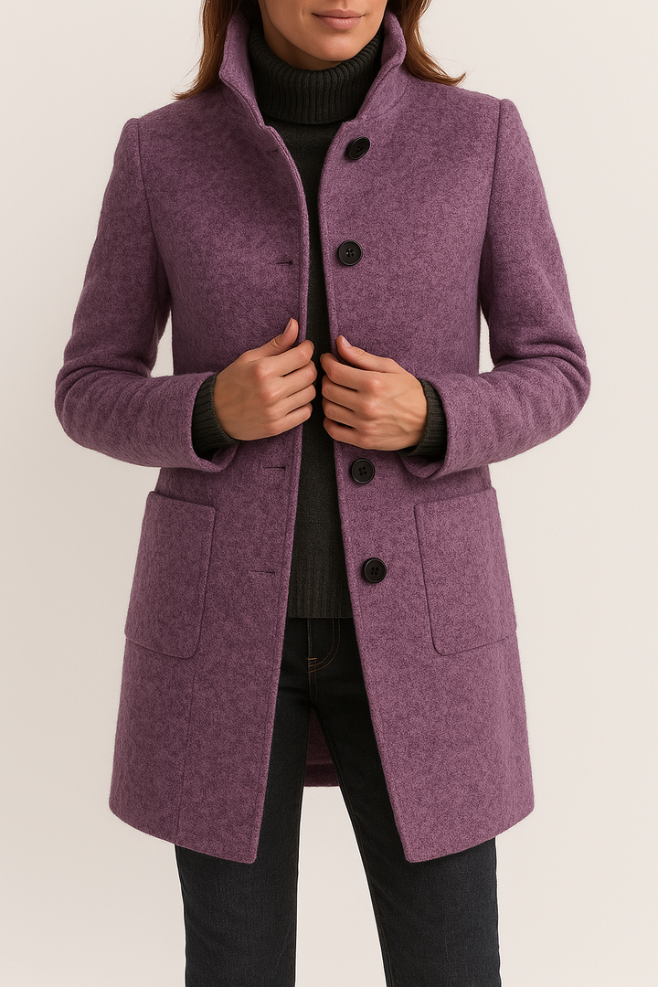 Modern Wool Women's Coat - Isabella