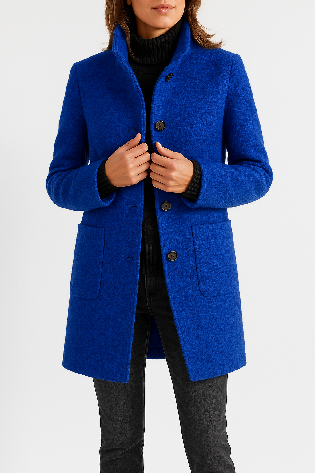 Modern Wool Women's Coat - Isabella
