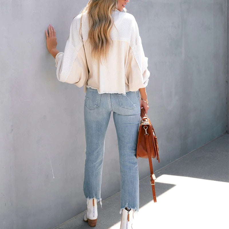 Nomi Jacket | A unique jacket with puff sleeves