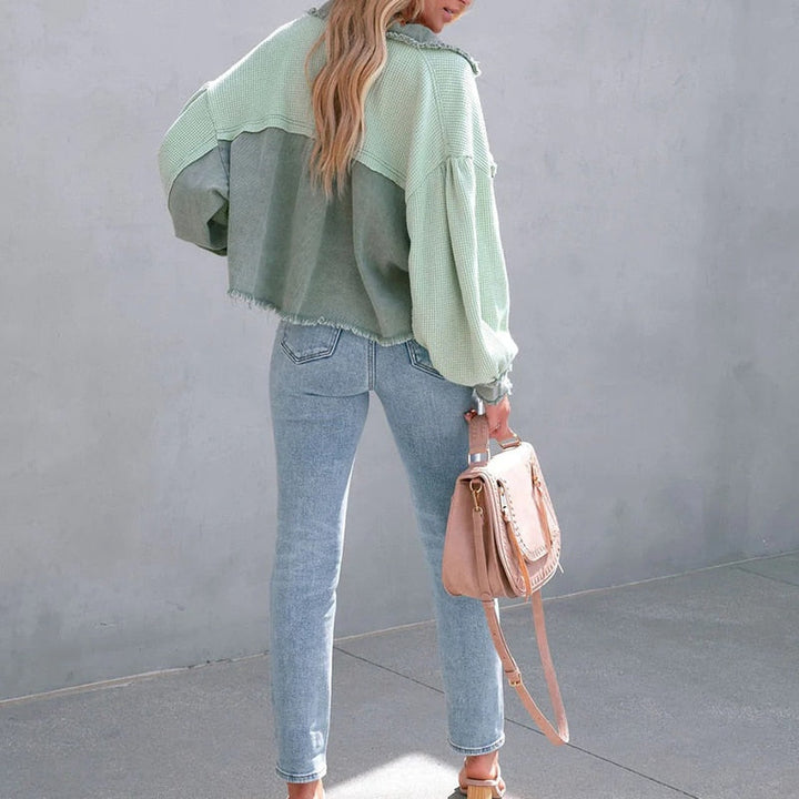 Nomi Jacket | A unique jacket with puff sleeves