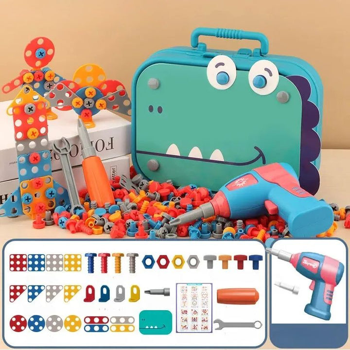 Draagbare Bouwkoffer voor Kinderen - BuildiBox