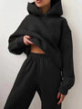 Damen Fleece Hoodie und Jogginghose Set – Marivelle
