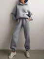 Damen Fleece Hoodie und Jogginghose Set – Marivelle