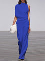 Trendiger Ärmelloser Jumpsuit Mit Rundhalsausschnitt