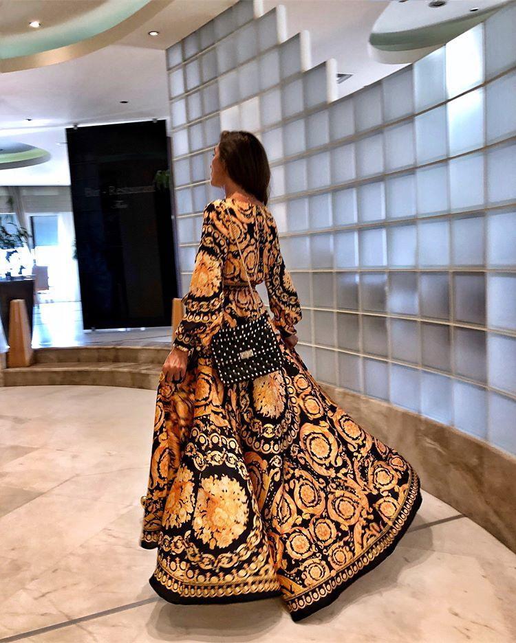 Summer Wrap Dress | Boho Women's Dress with Slit