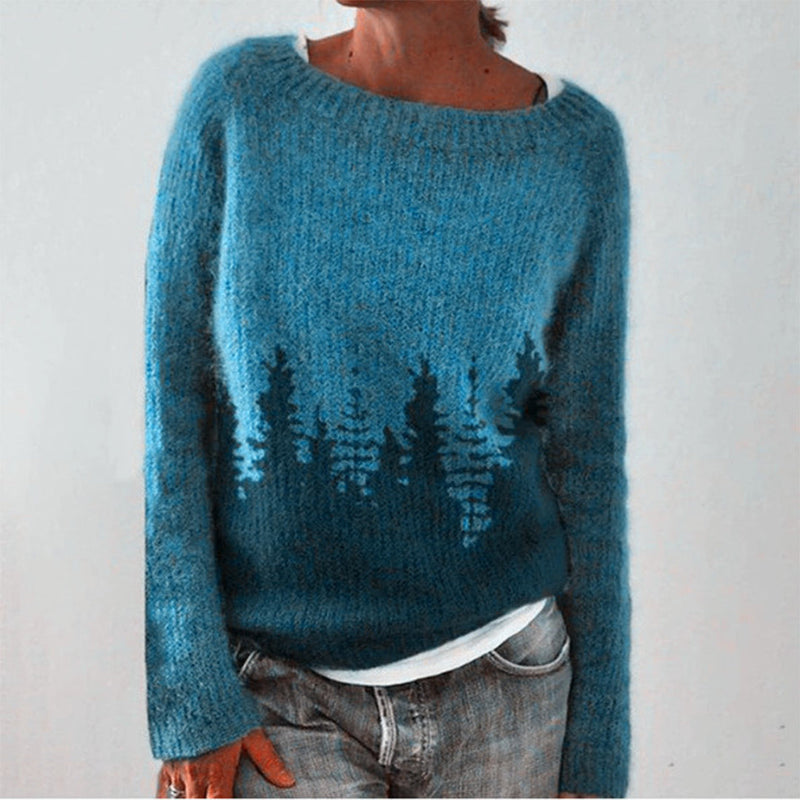 Gestrickter Pullover für Frauen - Adeline