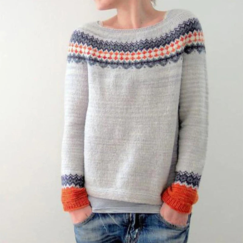 Gestrickter Pullover für Frauen - Adeline