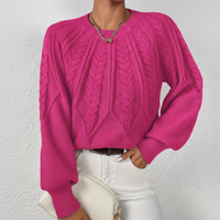 Kabelstrickpullover - Karin