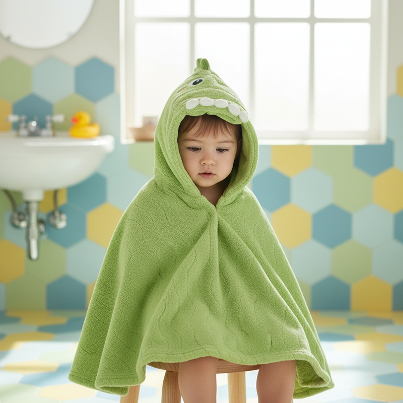 Kapuzenmantel Für Kleinkinder - CozyDino