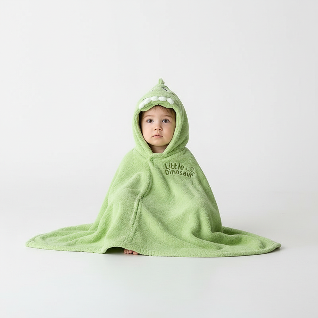 Kapuzenmantel Für Kleinkinder - CozyDino