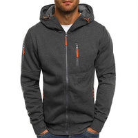 Men's Zip-Up Hoodie | Sporty Style with Hood & Pockets 6