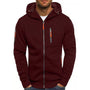 Men's Zip-Up Hoodie | Sporty Style with Hood & Pockets 7