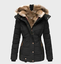 Slim-Fit Damen-Winterjacke mit Kapuze - Aurora