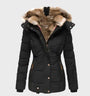Slim-Fit Damen-Winterjacke mit Kapuze - Aurora