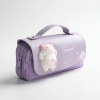 Kawaii Dual Zip Pencil Case - Fidgetfold