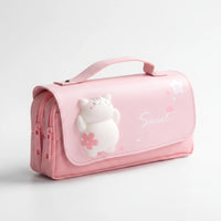 Kawaii Dual Zip Pencil Case - Fidgetfold