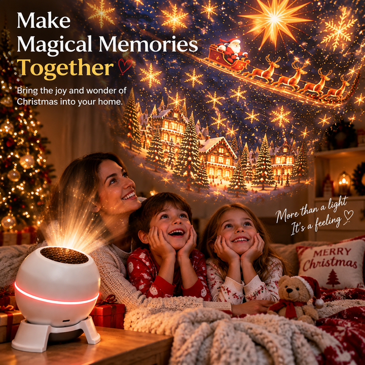 Kerstprojector Met Bewegende Lichtpatronen Voor Muur En Plafond