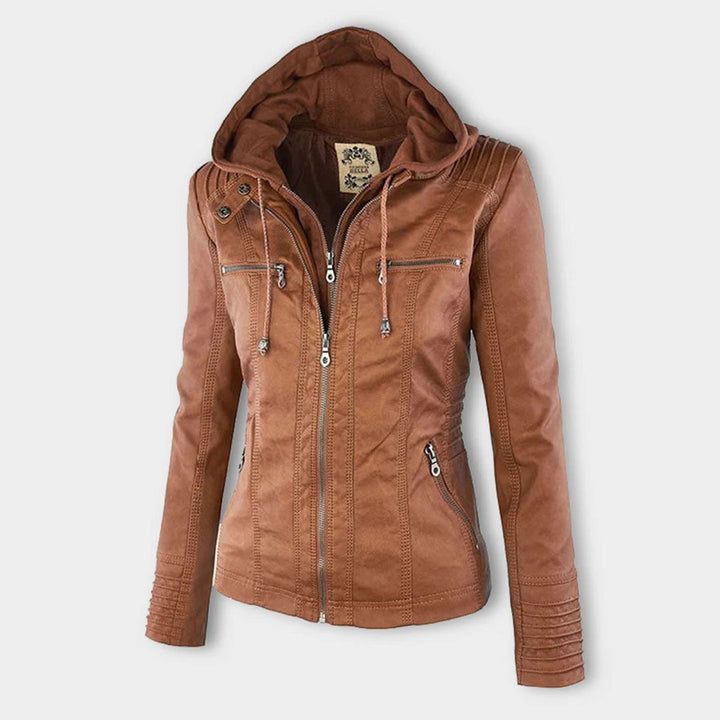 Fashionable Leather Jacket - Zara