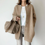 Damen Cardigan mit langen Ärmeln und Taschen – Liora