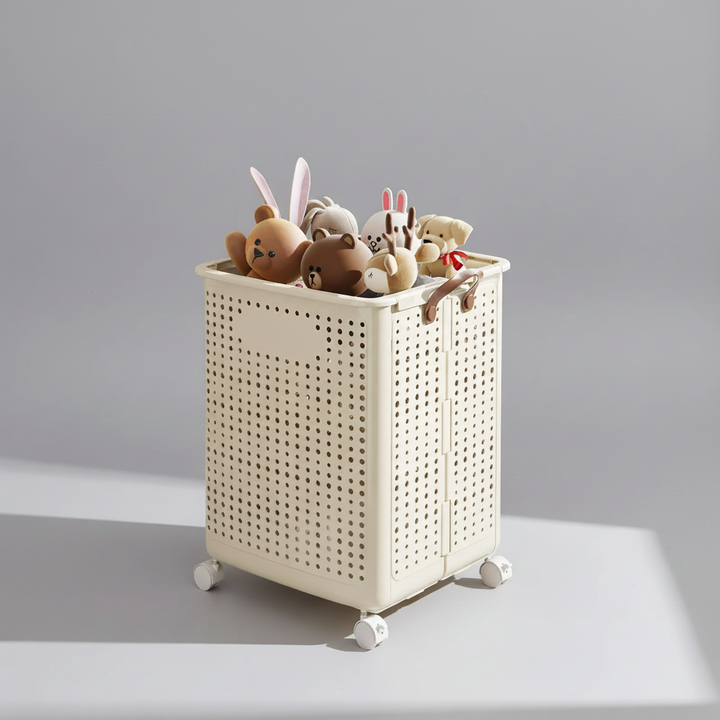 Klappbarer Rollen Wäschekorb - LaundryGlide