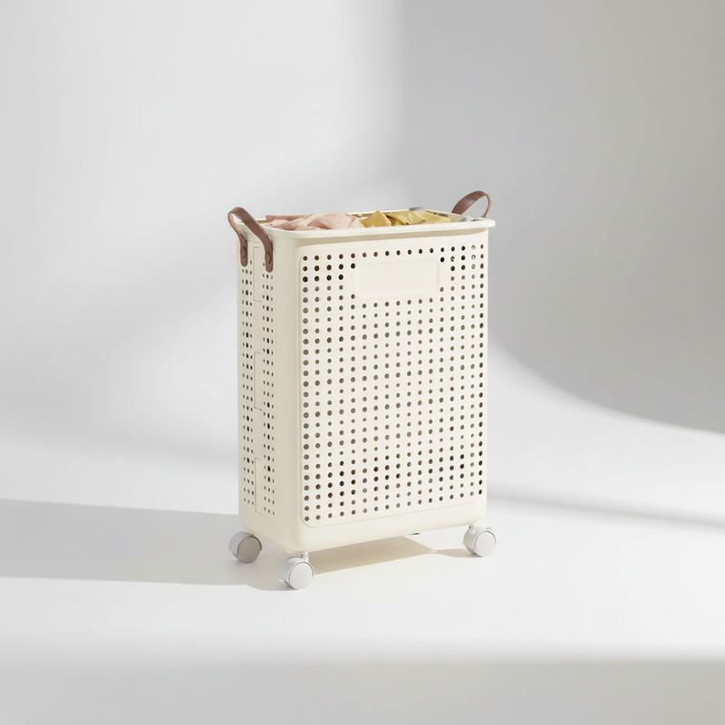 Klappbarer Rollen Wäschekorb - LaundryGlide