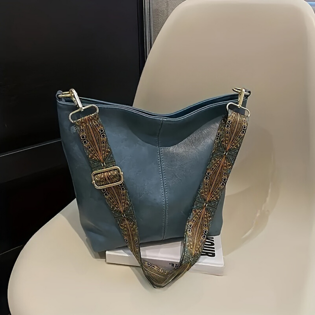 Wasserdichte Damen-Ledertasche - Mia