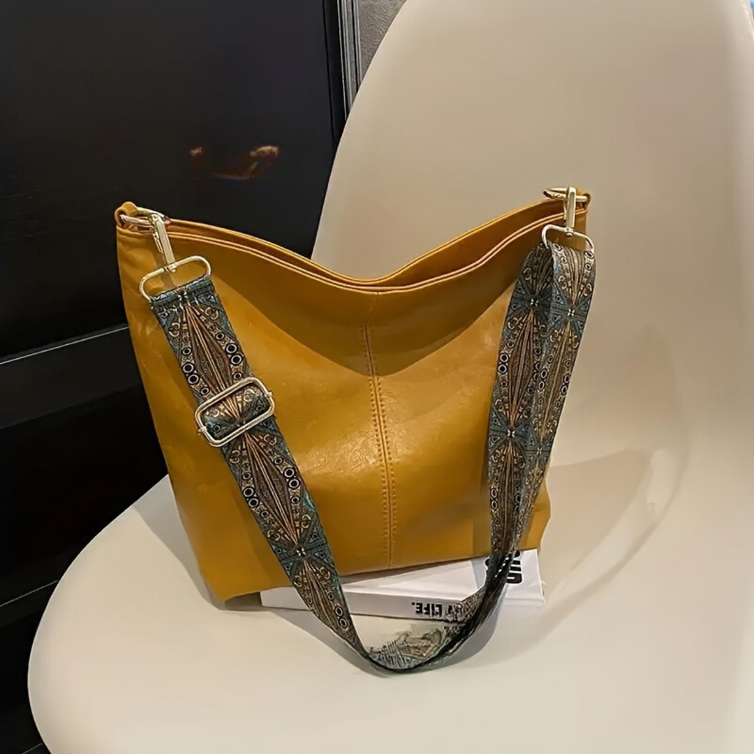 Wasserdichte Damen-Ledertasche - Mia