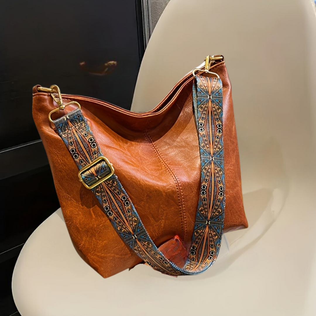 Wasserdichte Damen-Ledertasche - Mia