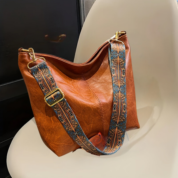 Wasserdichte Damen-Ledertasche - Mia