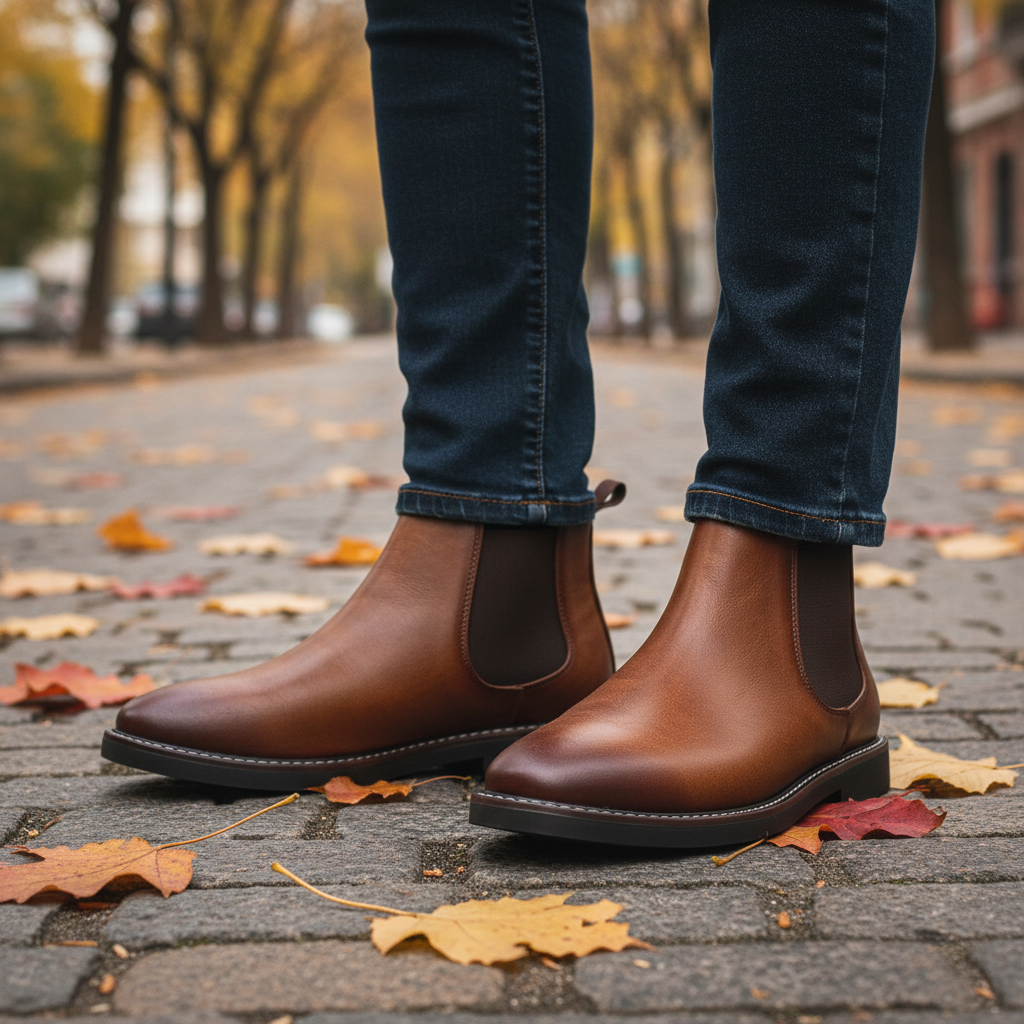 Klassische Herren Chelsea Boots - Leon