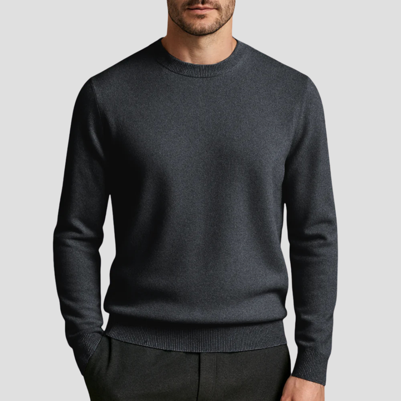 Klassischer Rundkragen-Pullover - Ludwig