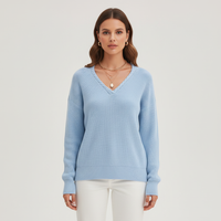 Klassischer V-Ausschnitt Pullover - Leonie