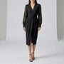 Knielanges Wickelkleid - Sandy