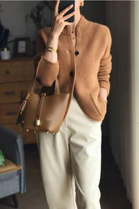 Bequemes Kaschmir Damenstrickjacke - Isabella