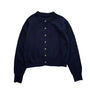 Bequeme Gestrickte Damenstrickjacke mit Rundhalsausschnitt - Emilia