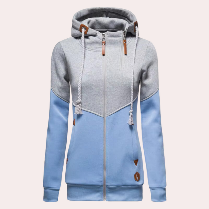 Sportliche Damenjacke mit Reißverschluss - Nora