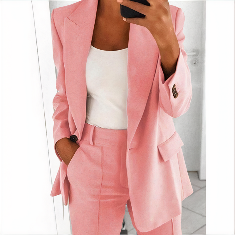 Trendiges Blazer- und Hosen-Set für Damen - Sanne