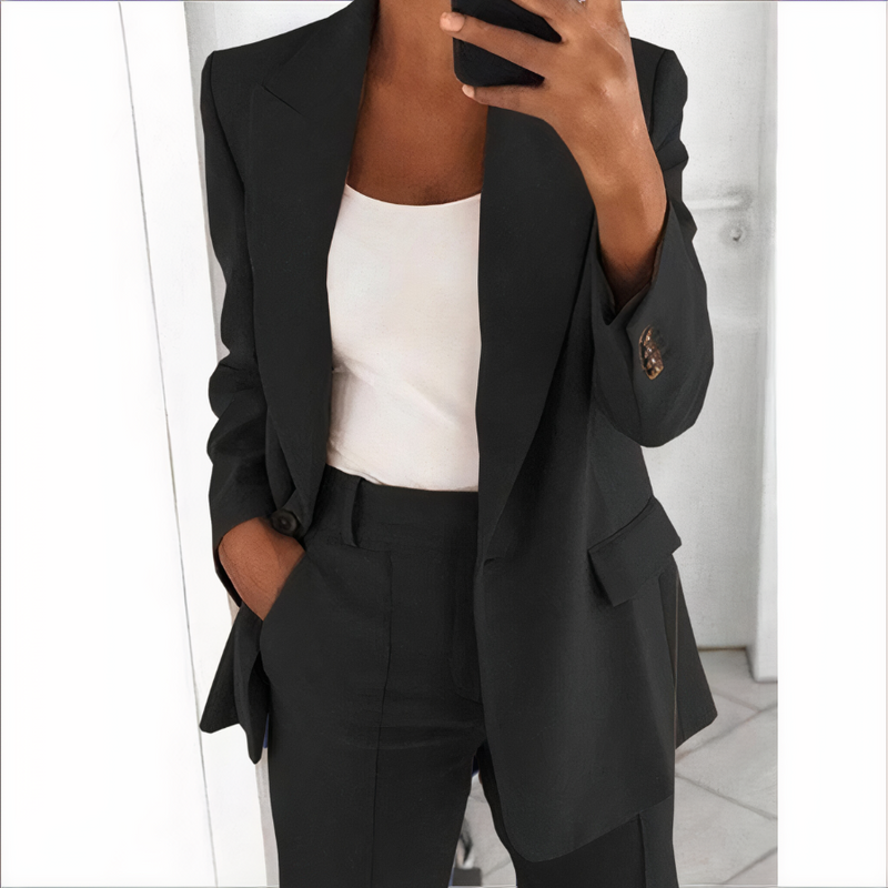 Trendiges Blazer- und Hosen-Set für Damen - Sanne