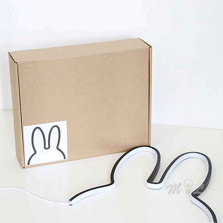 USB Wiederaufladbare Hasen-Nachtlampe mit Stimmungslicht - BunnyLight