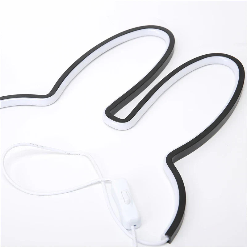 USB Wiederaufladbare Hasen-Nachtlampe mit Stimmungslicht - BunnyLight