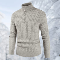 Trendiger Herrenpullover mit Stehkragen - Ruben