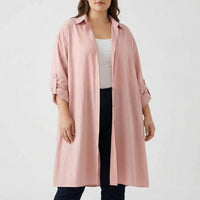 Korean-Inspired Casual Plus Size Top - Sophia