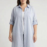 Korean-Inspired Casual Plus Size Top - Sophia