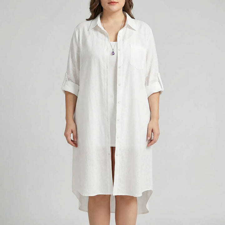 Korean-Inspired Casual Plus Size Top - Sophia