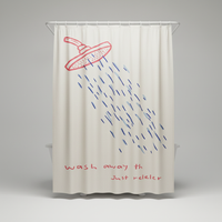 Koreanischer Stoff Duschvorhang - AquaGuardCurtain