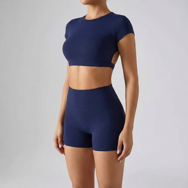Kurz Geschnittenes Sportset Aus Funktionsstoff - Nancy