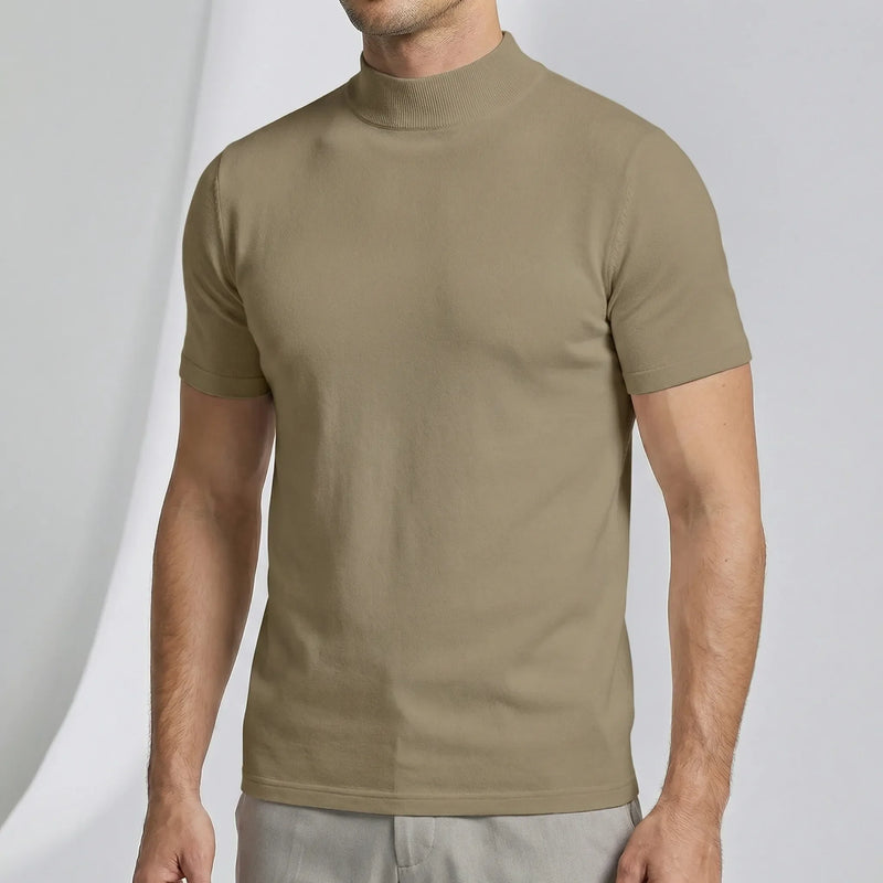 Kurzarm-Rollkragen-Shirt - Riccardo