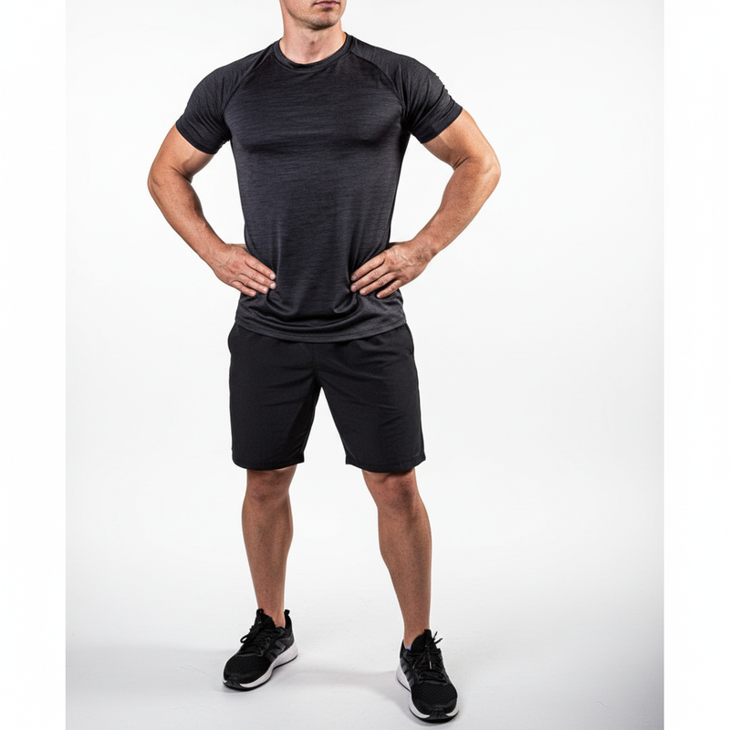 Kurzärmeliges Trainingsshirt Polyester -  Edwin